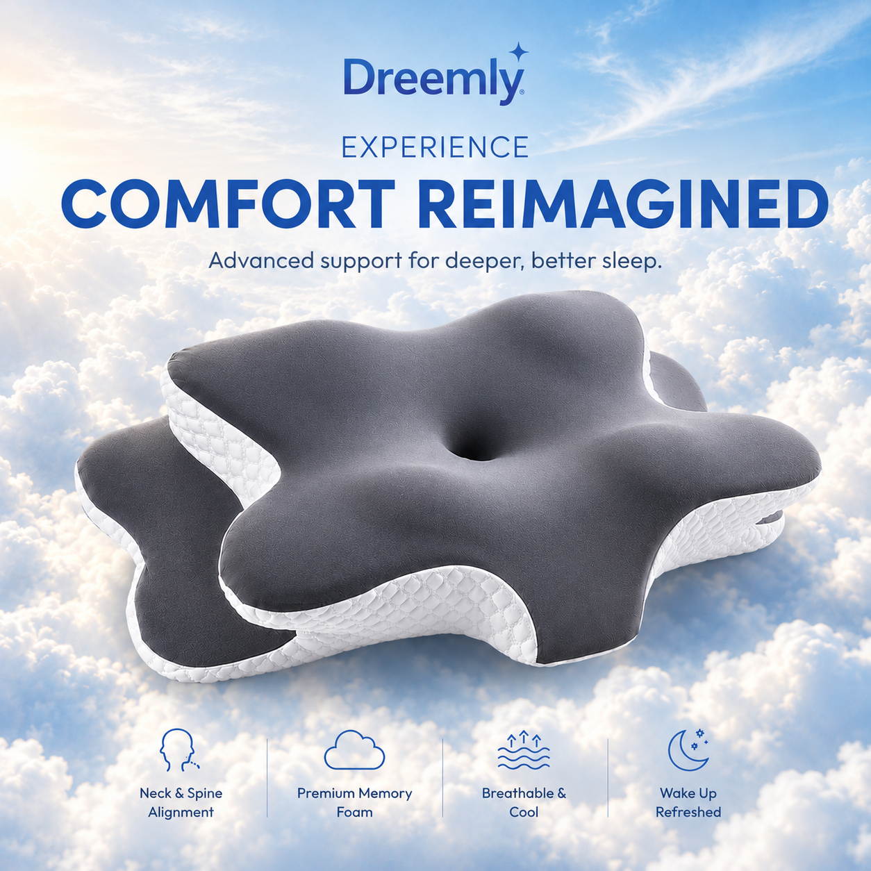 Dreemly™ AlignPro Pillow